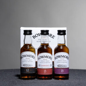 BOWMORE Miniaturset 12/15/18 Jahre